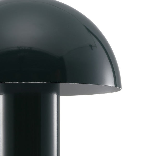 11 Inch Forest Green Globe Shade Usb Table Lamp for Desk or Bedside Accent Lighting