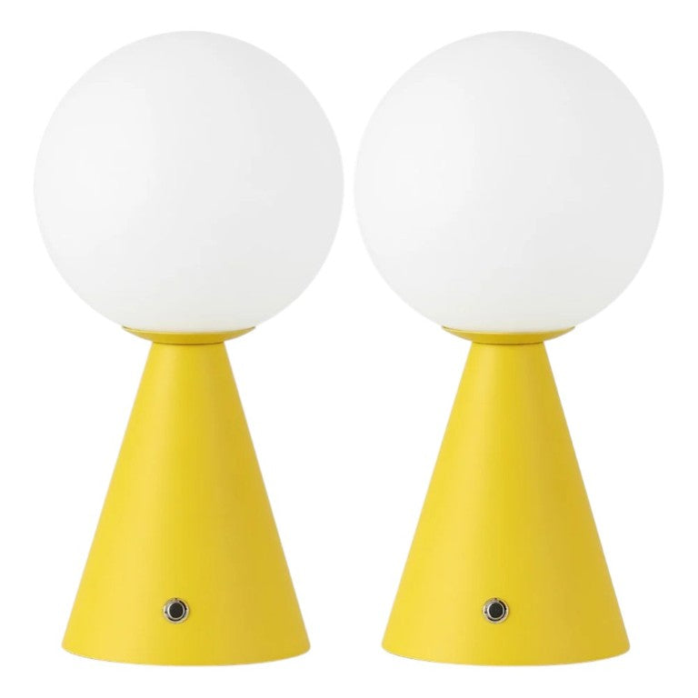 HomeRoots Set of Two Coastal Lighthouse Glass Table Lamps with Usb Port for Bedside Decor 718808