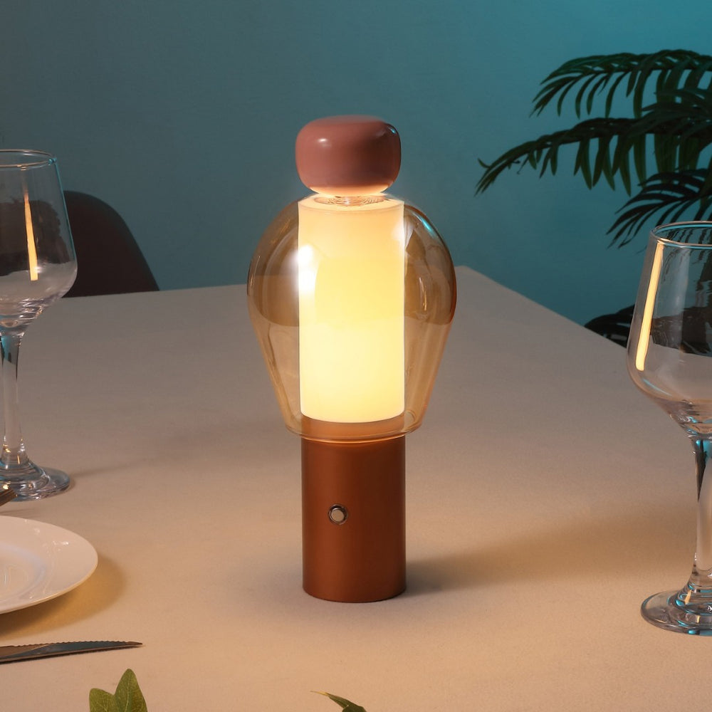 HomeRoots Set of Two 18" White USB Table Lamps - Modern LED with Touch Control, Perfect for Any Room Decor 718819