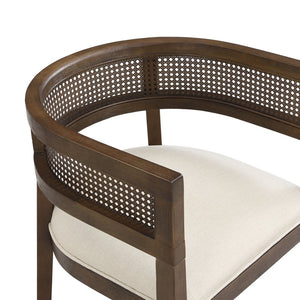 English Elm Christopher Knight Home® - 7-Piece Dining Set - Elegant Mid-Century Modern Design With Upholstered Chairs & Trestle Table N771P192287T_N771P195513T