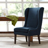 Madison Park Garbo Modern/Contemporary Captains Dining Chair FPF20-0280 Dark Blue