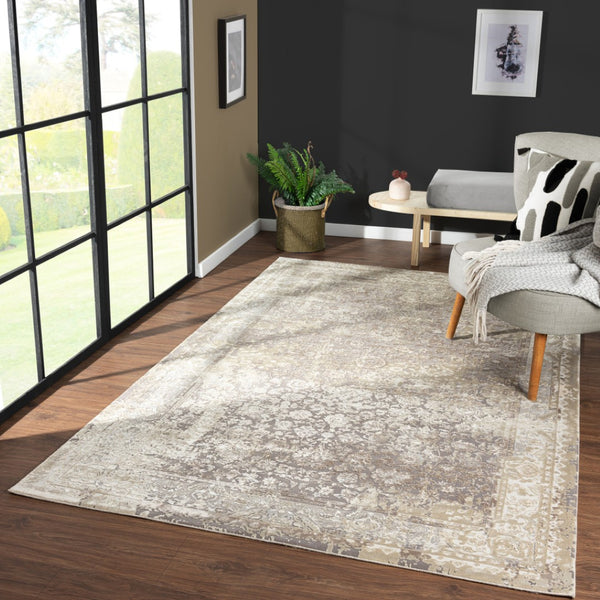 HomeRoots 6' Navy Blue and White Geometric Area Rug - Stylish Coastal Design for Living Spaces, Easy Care 719012