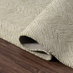 HomeRoots 8' X 10' Blue and Ivory Floral Hand-Tufted Wool Area Rug – Soft, Durable, and Perfect for Any Space! 719033