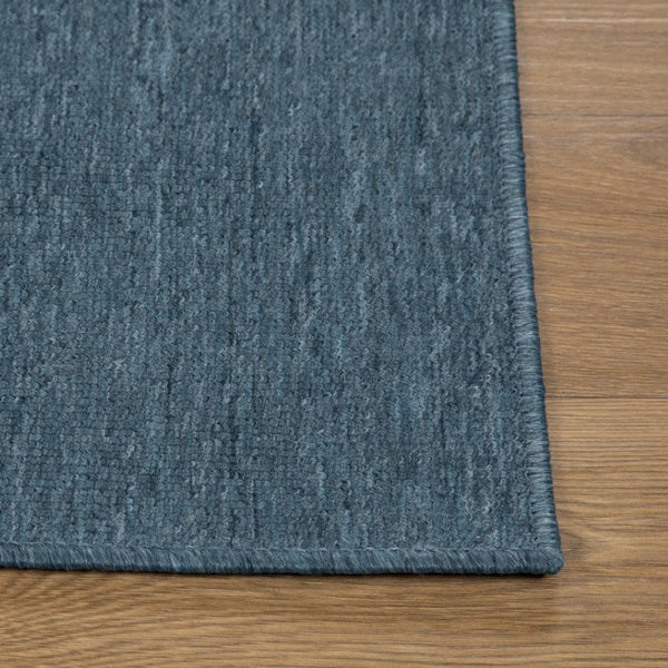 HomeRoots 5' Modern Abstract Area Rug in White, Blue & Red – Durable, Stylish, Perfect for High-Traffic Areas! 719078