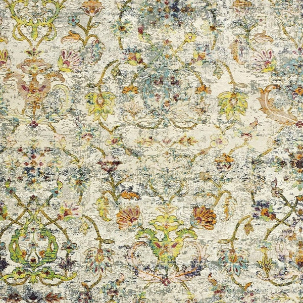 HomeRoots 6' Hand-Tufted Ivory & Beige Wool Medallion Round Rug - Elegant, Durable, and Unique Accent Piece 719090
