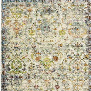 HomeRoots 6' Hand-Tufted Ivory & Beige Wool Medallion Round Rug - Elegant, Durable, and Unique Accent Piece 719090