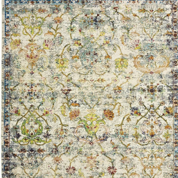 HomeRoots 6' Hand-Tufted Ivory & Beige Wool Medallion Round Rug - Elegant, Durable, and Unique Accent Piece 719090
