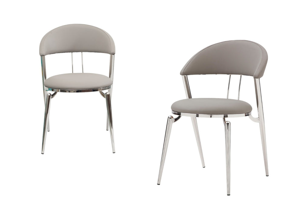 HomeRoots Black Faux Leather Wing Back Dining Side Chair Set - Modern Design, Comfortable & Versatile Seating 719102