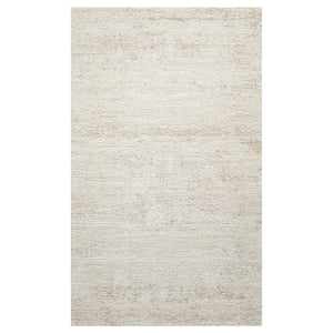HomeRoots 4' Abstract Area Rug in Beige & Cream - Modern Elegance, Soft Texture, Stain-Resistant, 4' x 5' Size 719115