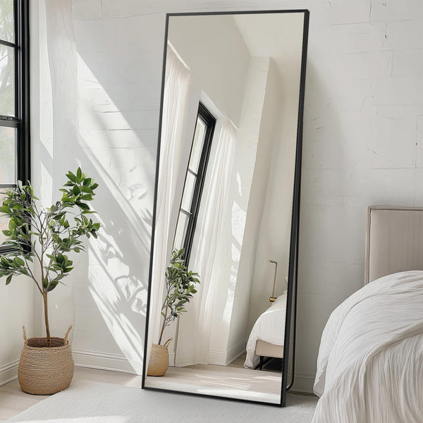 HomeRoots 70" Gold Metal Full-Length Mirror - Stylish Freestanding or Wall-Mount Design for Every Space 719120