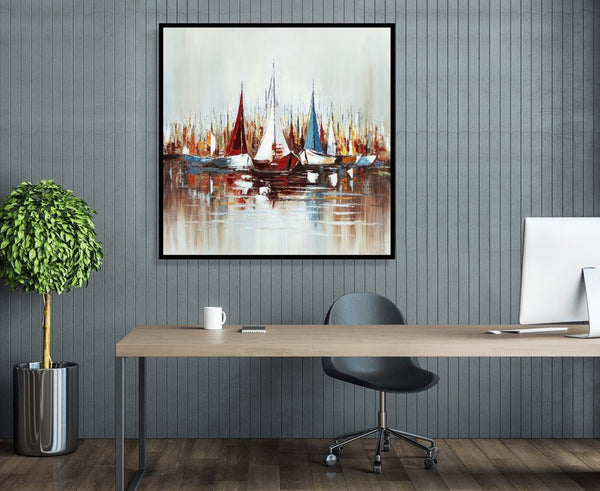 HomeRoots Textured Seashell Art - Hand-Painted Mixed-Media 30" x 39" Coastal Wall Décor in Silver Floater Frame 719142