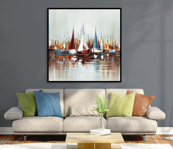 HomeRoots Textured Seashell Art - Hand-Painted Mixed-Media 30" x 39" Coastal Wall Décor in Silver Floater Frame 719142