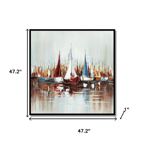 HomeRoots Textured Seashell Art - Hand-Painted Mixed-Media 30" x 39" Coastal Wall Décor in Silver Floater Frame 719142