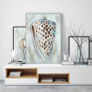 HomeRoots Autumn Birch Forest Landscape – Hand-Painted Textured Canvas Wall Art in Gold Floater Frame, 59" x 39" 719143