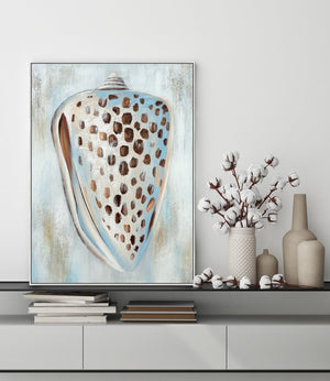 HomeRoots Autumn Birch Forest Landscape – Hand-Painted Textured Canvas Wall Art in Gold Floater Frame, 59" x 39" 719143