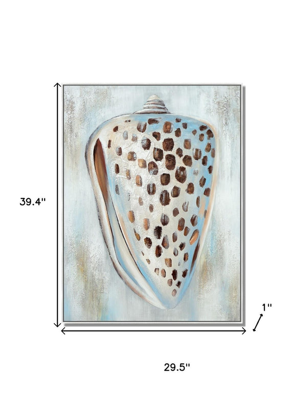 HomeRoots Autumn Birch Forest Landscape – Hand-Painted Textured Canvas Wall Art in Gold Floater Frame, 59" x 39" 719143