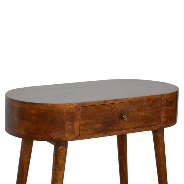 HomeRoots 35" Brown Solid Wood Console Table - Versatile Storage Solution with Two Drawers for Any Space 719148