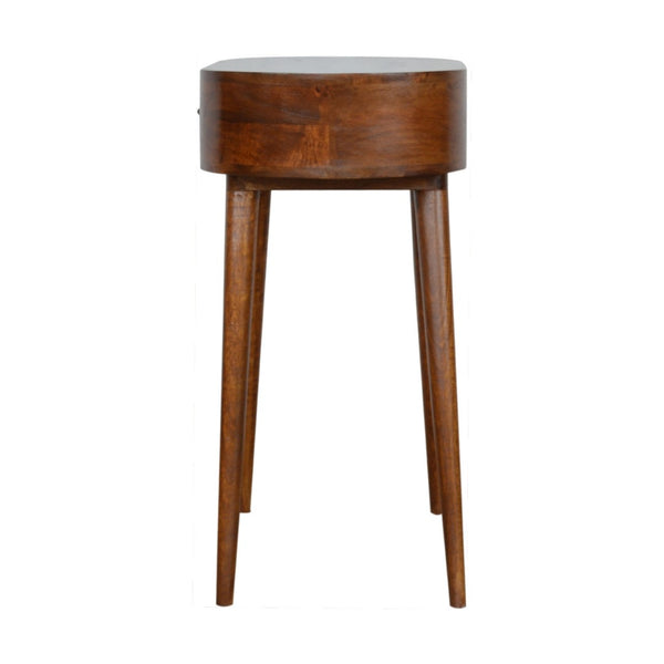 HomeRoots 35" Brown Solid Wood Console Table - Versatile Storage Solution with Two Drawers for Any Space 719148