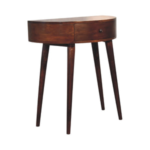 HomeRoots 35" Brown Solid Wood Console Table with Two Drawers & Shelf - Stylish Storage for Any Space! 719153