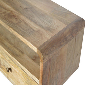 HomeRoots 32" Brown Solid Wood Console Table with Two Drawers - Perfect for Entryways, Living Rooms & More! 719154