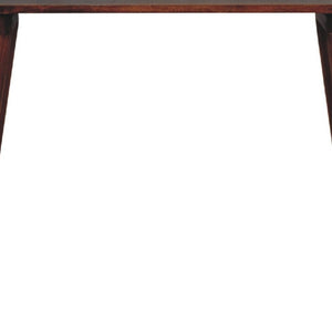 HomeRoots 35" Brown Solid Wood Console Table with 2 Spacious Drawers – Perfect for Entryway & Office Use 719156