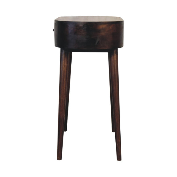 HomeRoots 47" Elegant Brown Solid Wood Console Table with Two Drawers - Mid-Century Style for Every Space 719157