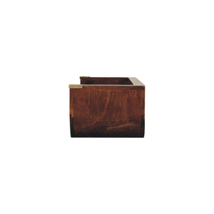 HomeRoots 45" Brown Solid Wood Console Table with Shelf & Drawers – Stylish Storage for Any Space 719170