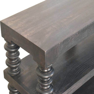 HomeRoots 32" Brown Solid Wood Console Table with Two Drawers - Stylish, Versatile Storage for Any Space 719175