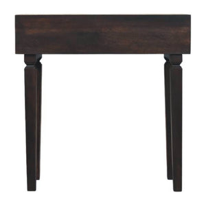 HomeRoots 32" Brown Solid Wood Console Table with Two Drawers - Stylish Storage for Entryway or Living Room 719176