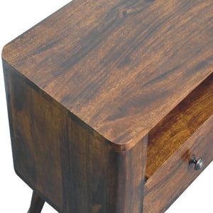 HomeRoots 43" Brown Solid Wood TV Stand with Enclosed Storage & Open Shelves for Modern Living Spaces 719186