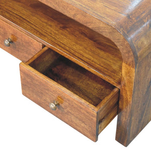 HomeRoots 47" Elegant Brown Solid Wood TV Stand with Open Storage, Perfect for Modern Living Spaces & Decor 719187