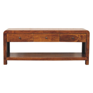 HomeRoots 39" Stylish Solid Wood TV Stand with Enclosed & Open Storage - Modern Design for Any Room Elegance 719195