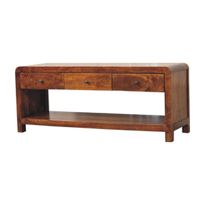 HomeRoots 39" Stylish Solid Wood TV Stand with Enclosed & Open Storage - Modern Design for Any Room Elegance 719195