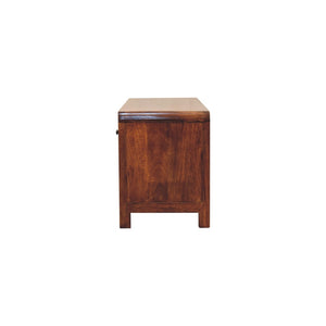 HomeRoots 39" Stylish Solid Wood TV Stand with Enclosed & Open Storage - Modern Design for Any Room Elegance 719195
