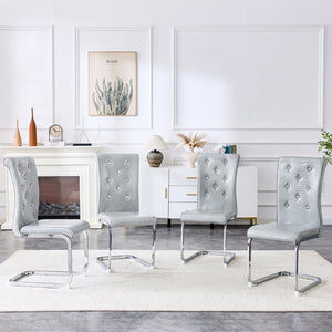 HomeRoots 50" Clear Glass Oval Coffee Table with Champagne Steel Base and Quatrefoil Shelf for Stylish Storage 719243