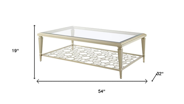 HomeRoots 47" Black Mirrored Faux Marble Coffee Table - Stylish Contemporary Design for Modern Living Spaces 719245