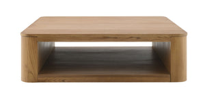 HomeRoots 35" White Wood Round Coffee Table - Elegant Design for Modern Living Spaces with Versatile Functionality 719247