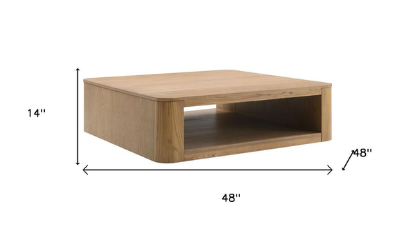 HomeRoots 35" White Wood Round Coffee Table - Elegant Design for Modern Living Spaces with Versatile Functionality 719247