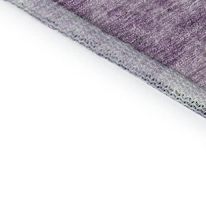HomeRoots 8' X 10' Stylish Purple Charcoal Ivory Abstract Area Rug - Washable, UV-Protected, Stain-Resistant! 719284