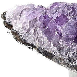 HomeRoots 3" Purple Glass Crystal - Handcrafted Decorative Accent for Home Décor, Unique Gift for All Occasions 719304