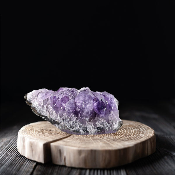 HomeRoots 3" Purple Glass Crystal - Handcrafted Decorative Accent for Home Décor, Unique Gift for All Occasions 719304