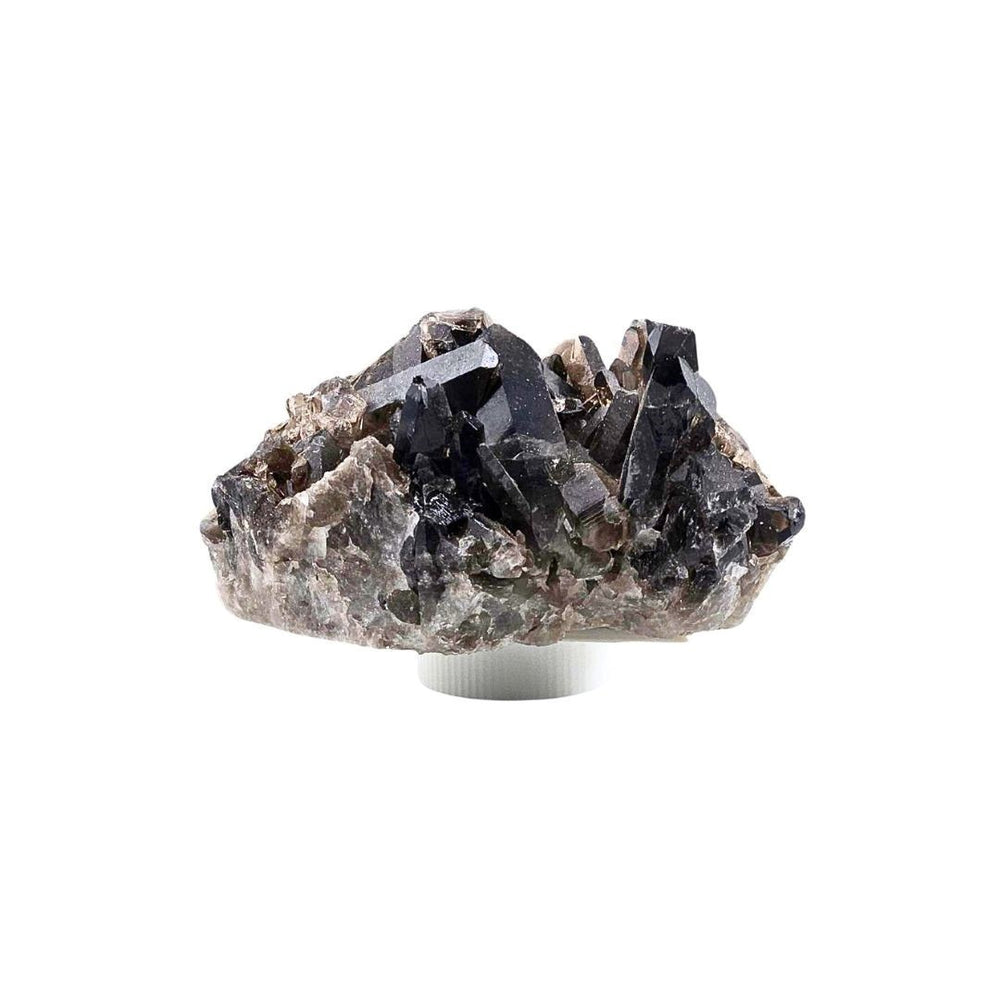 HomeRoots 5" Black Glass Crystal Sculpture – Handcrafted Chic Accent for Modern Decor & Thoughtful Gifting 719310