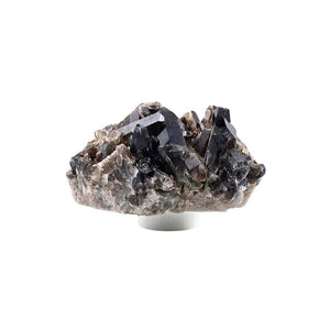 HomeRoots 5" Black Glass Crystal Sculpture – Handcrafted Chic Accent for Modern Decor & Thoughtful Gifting 719310