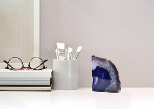 HomeRoots 8" Purple Glass Crystal Figurine – Elegant Home Accent for Modern Decor, Unique Gift Idea! 719322