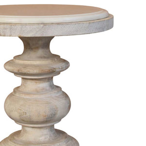 HomeRoots 28" Solid Mango Wood End Table with Drawer & Open Shelf – Stylish, Versatile Accent for Any Room 719330