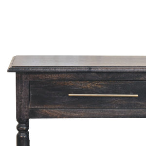 HomeRoots 24" Handcrafted Solid Wood End Table with Drawer & Shelf - Timeless Design for Any Room Decor 719331