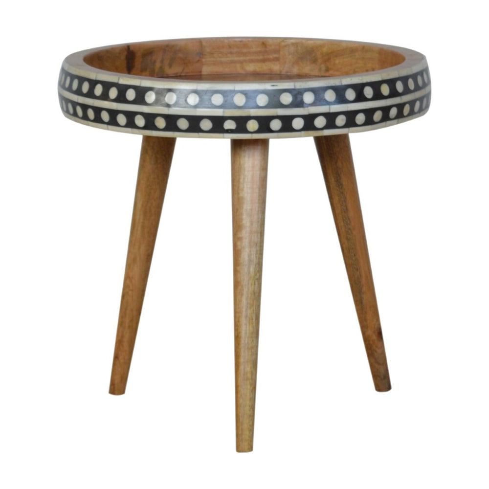 HomeRoots 18" Handcrafted Brown Solid Wood End Table - Versatile Accent Piece for Any Room Décor Style 719333