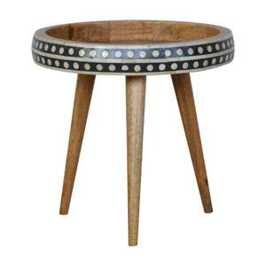 HomeRoots 18" Handcrafted Brown Solid Wood End Table - Versatile Accent Piece for Any Room Décor Style 719333