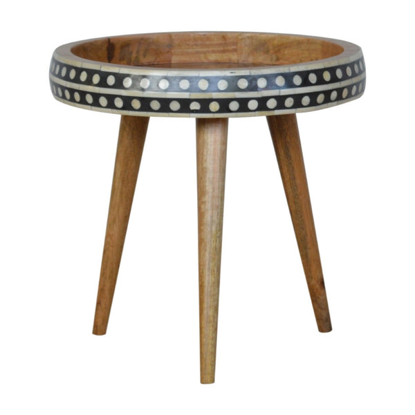 HomeRoots 18" Handcrafted Brown Solid Wood End Table - Versatile Accent Piece for Any Room Décor Style 719333