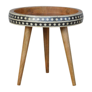 HomeRoots 18" Handcrafted Brown Solid Wood End Table - Versatile Accent Piece for Any Room Décor Style 719333